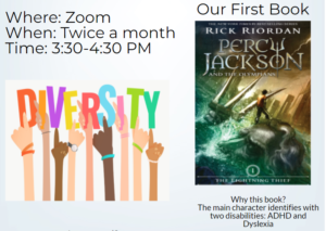 SIL invites you to The Diversity Awareness Book Club Our purpose to raise awareness about various cultures and different minority groups through literature. Meeting via Zoom twice per month from 3:30-4:30. Contact Maddy at 216-389-2392 or mknapp@sil-oh.org for more info.