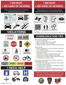  Governor DeWine Unveils New Communication Card to Help Deaf and Hard-of-Hearing Individuals Communicate with Law Enforcement