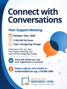 Connect with Conversations: Peer Support Meeting – October 16